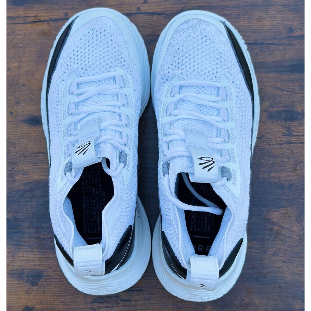 Under Armour Curry Flow White Black Basketball Shoes Youth 6Y EU 38.5 Athletic - Picture 12 of 16